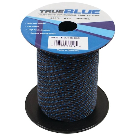 Stens Starter Rope Diameter 7/64", Length 200', Size 3 1/2 Lawn Mowers 146-935